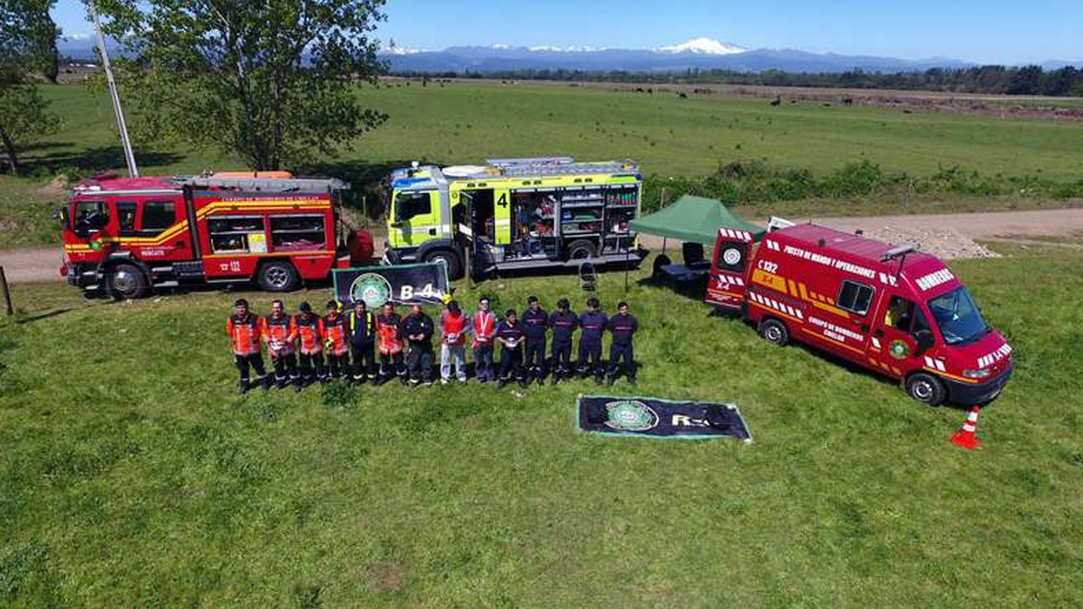 Борьба с лесными пожарами в Чили с помощью беспилотников
