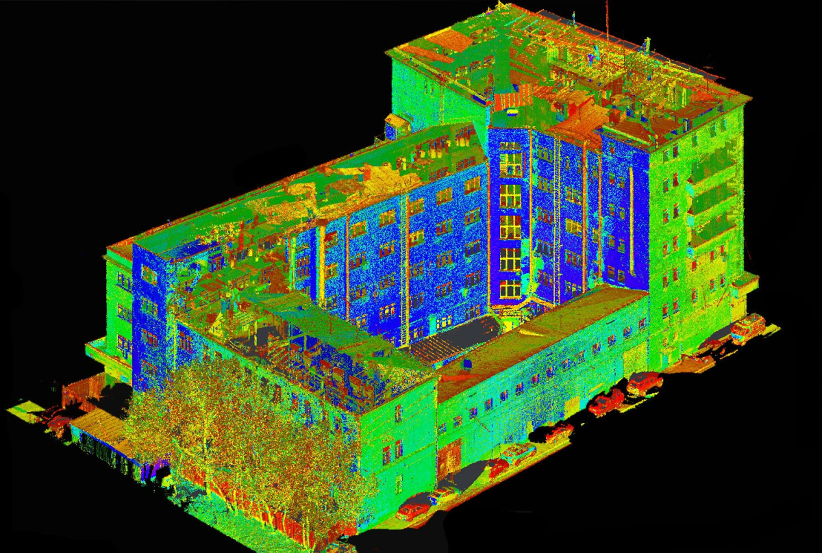 Лазерное 3д сканирование зданий